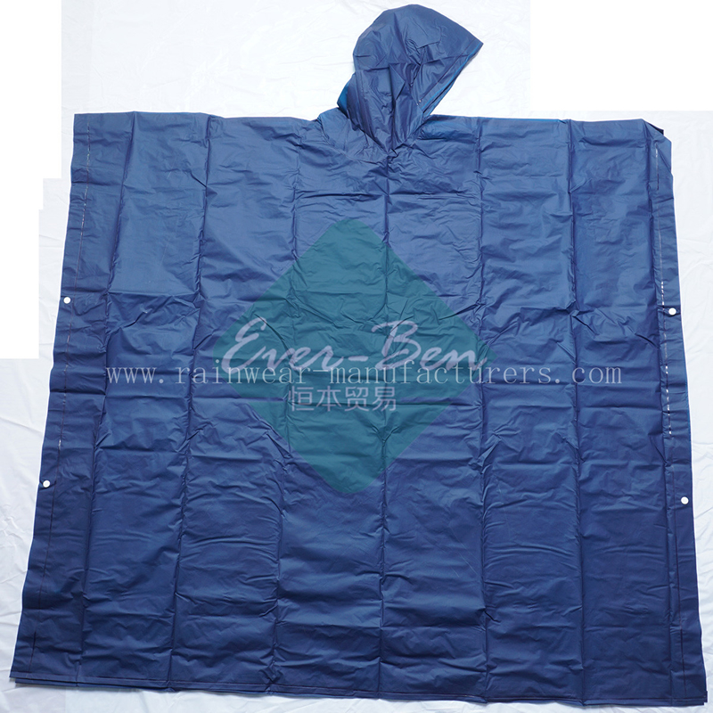 NFDC Promotional blue water poncho raincape supplier